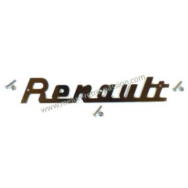 SIGLE RENAULT (ECRITURE ITALIQUE) CAPOT ARRIERE