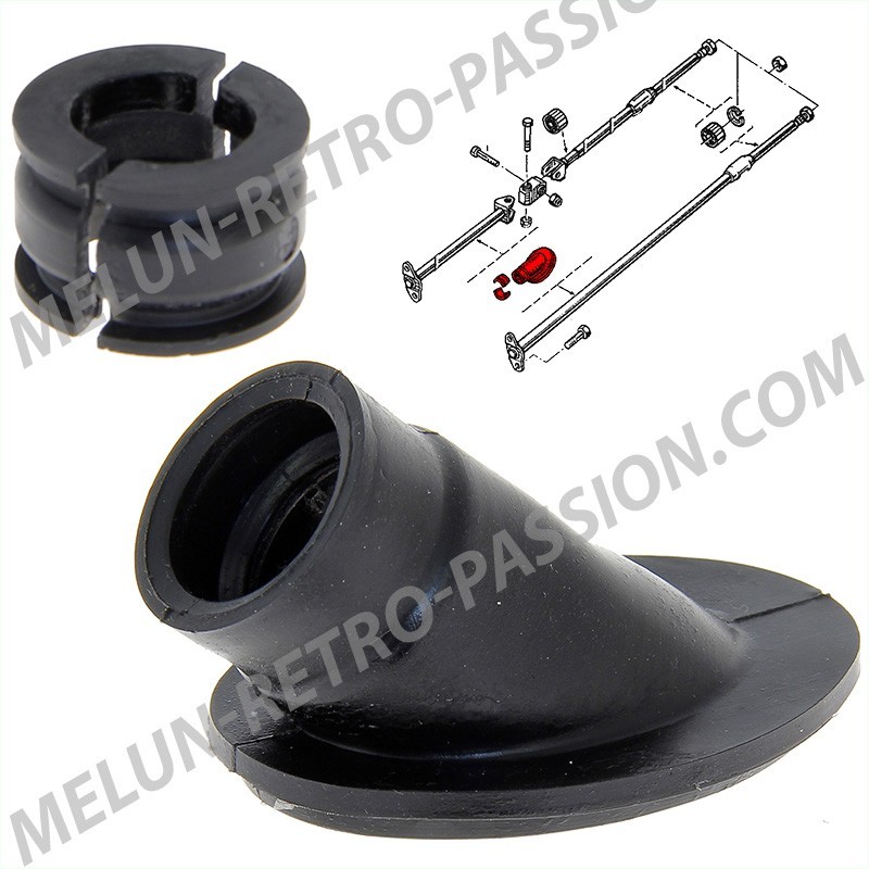 STEERING COLUMN BELLOWS RENAULT R4 WITH RING