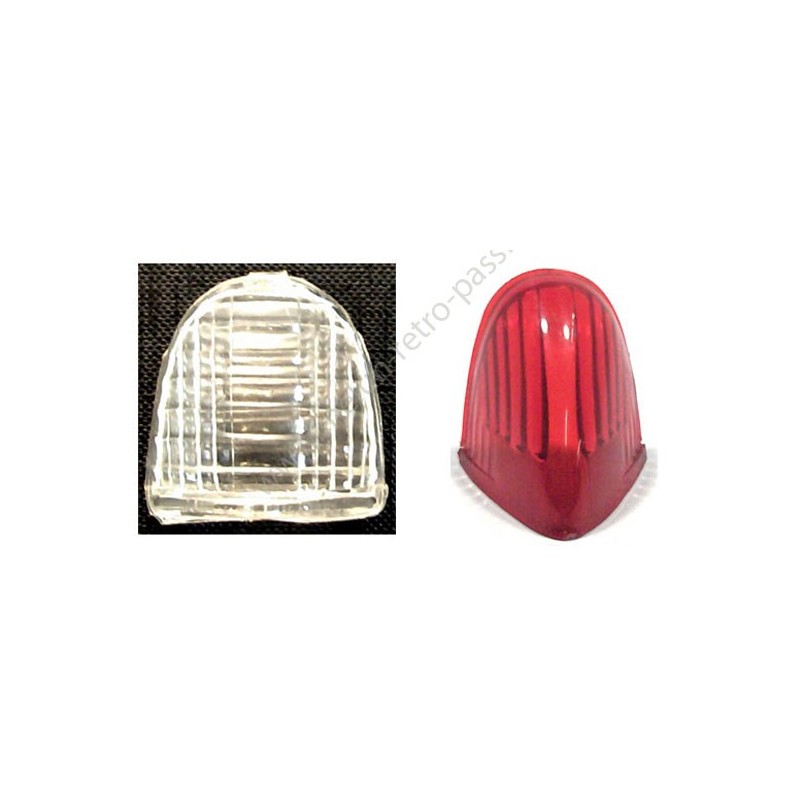 CABOCHONS CLIGNOTANT RENAULT 4 CV BLANC et ROUGE HUSSEX LUXE