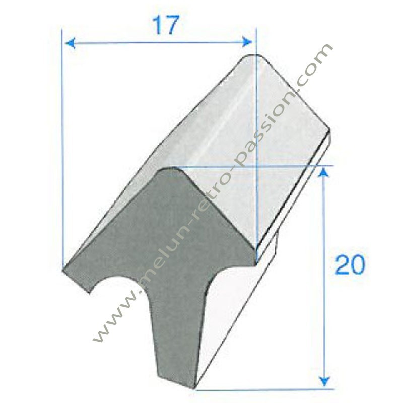 SPONGY DOOR SEAL - PER METRE