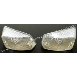 RECTANGULAR FLASHING LIGHTS WHITE the pair : RENAULT FLORIDE-CARAVELLE