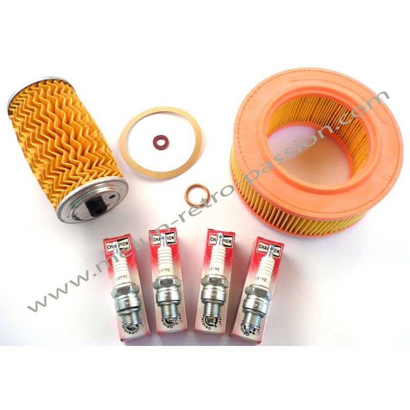 KIT SPRING PEUGEOT 203 filtros de aceite y aire, 4 bujías, junta de cambio de aceite