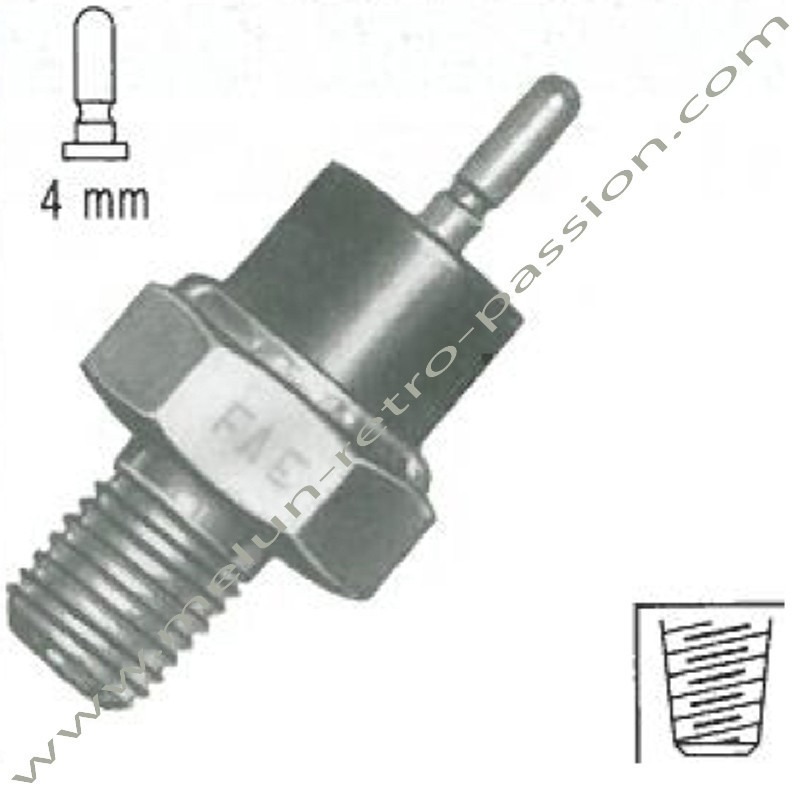 INTERRUPTOR DE PRESIÓN DE ACEITE PEUGOT SIMCA diámetro 12mm x 1,5. 1131.19, 0055442300, SL-78173030