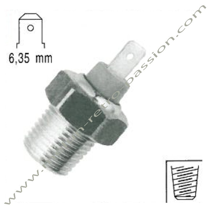 THERMOCONTACT WATER TEMPERATURE SIMCA 1000 1300/01 1500/1 diameter 16mm. Original part number : 19397 T