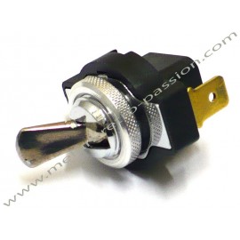 2 POSITION SWITCH CHROME WITH FLAT PLUGS