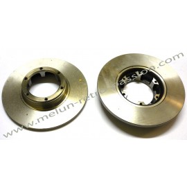 DISQUES DE FREIN RENAULT R4 R5 R6 R12 R15 R17 R18, la paire