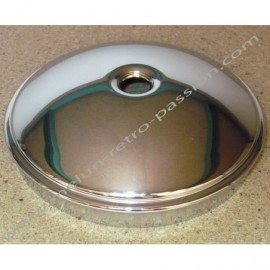 coupelle centrale chromee avec trou pour vis
