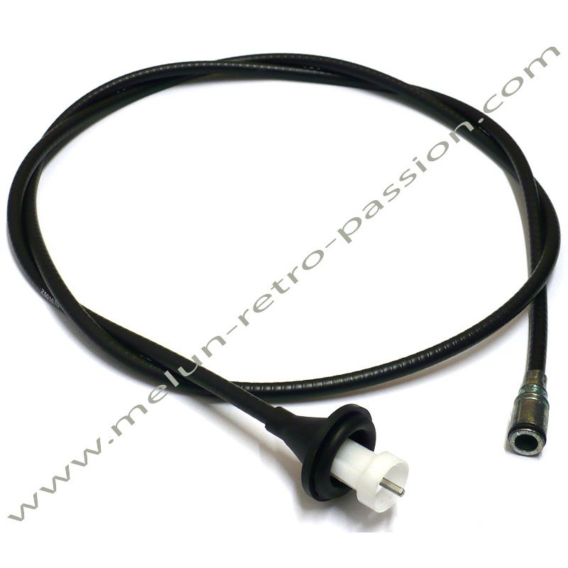 CABLE SPEEDOMeter RENAULT R4 since 07/82 end clip on meter side