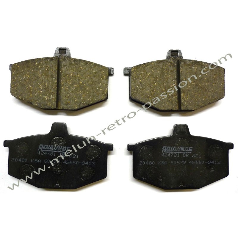 BRAKE PADS RENAULT R4 R5 R6 RODEO GIRLING assembly