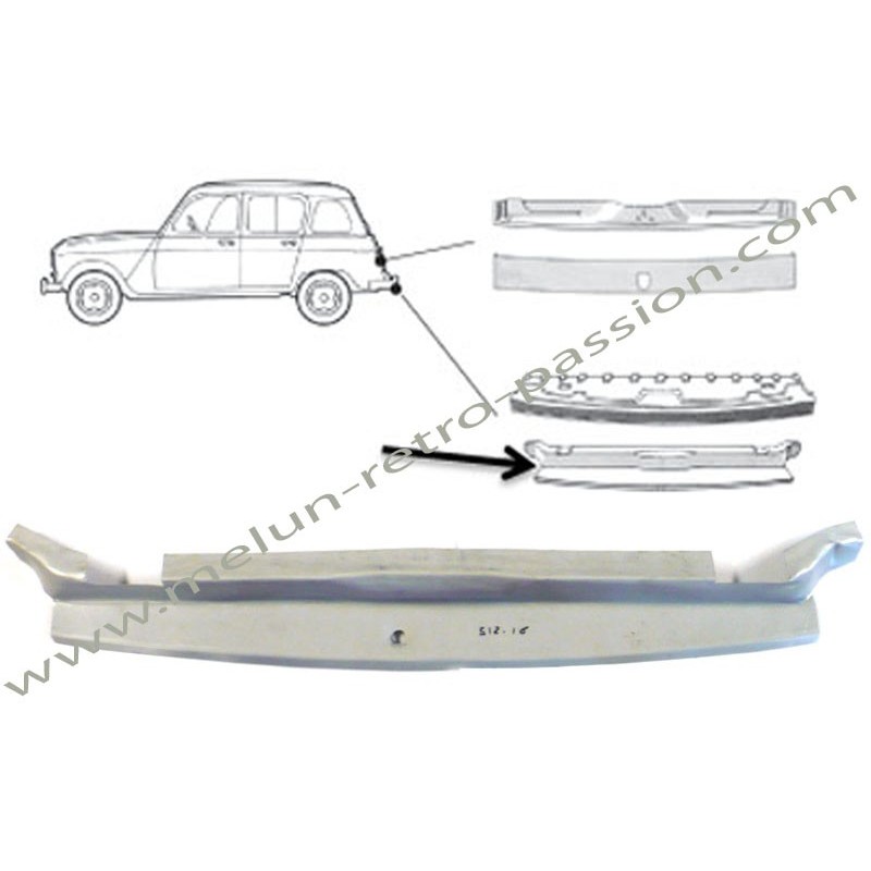 Agrafes pour panneaux de portes pour Renault R4 4L. 