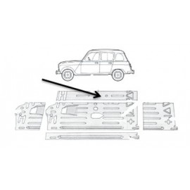 DESSOUS DE PLANCHER CENTRAL RENAULT R4 - R6