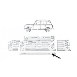 PANEL LATERAL IZQUIERDO BAJO EL SUELO RENAULT R4 - R6