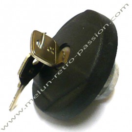 PETROL TANK CAP WITH KEY PLASTIC MODEL RENAULT ASSEMBLY