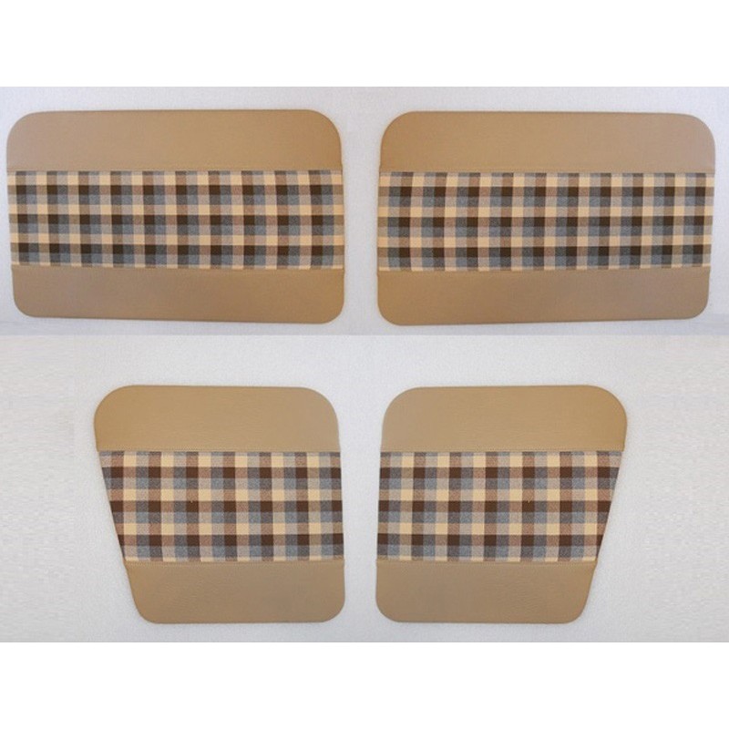 RENAULT R4 FRONT AND REAR DOOR PANELS Beige/Brown/Beige