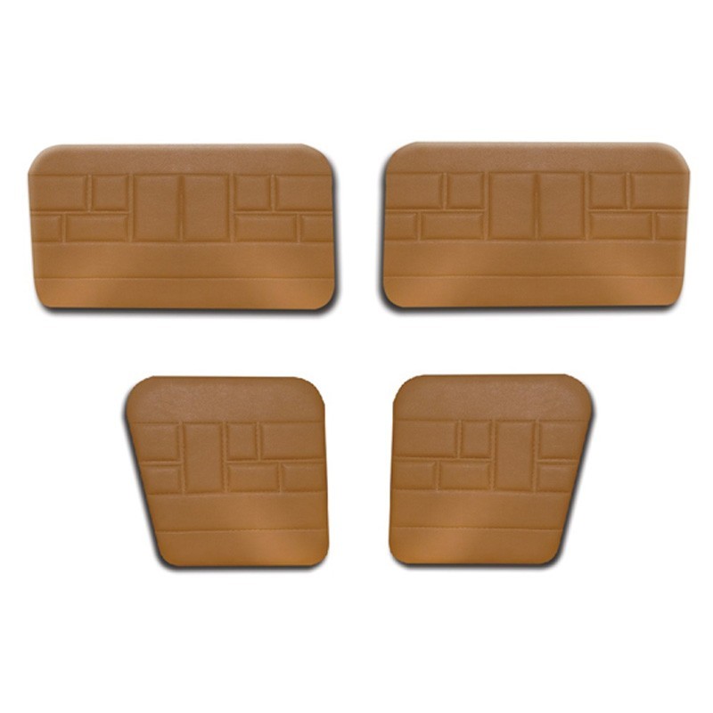 RENAULT R4 FRONT AND REAR DOOR PANELS Skaï Caramel