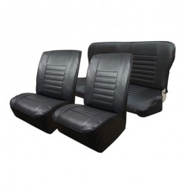 FUNDAS DE ASIENTO SKAI NEGRO RENAULT R4 AVANT 1980 JUEGO COMPLETO