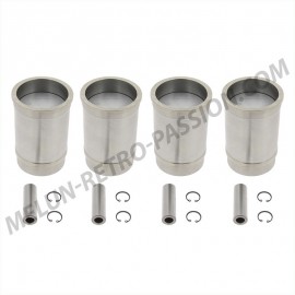 CHEMISES PISTONS SEGMENTS PEUGEOT 403 8CV diamètre piston 80 mm