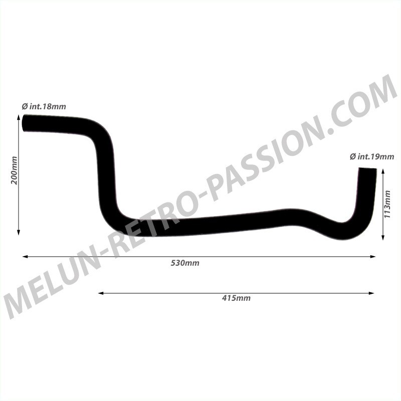 MANGUERA DE CALEFACCIÓN IZQUIERDA RENAULT R4