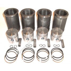 RENAULT 4CV JUVA 4 liners, pistons and rings 60mm diam 54.5 mm