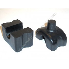 SET OF REAR CROSS COVERS, for 1 side