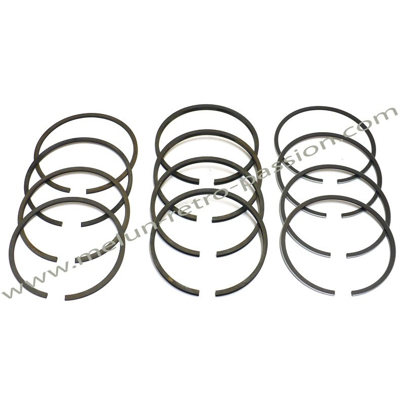 SEGMENTS DIAM. 84mm, épaisseur 2 x 2 x 4.5 : PEUGEOT 404 - JEU DE 12