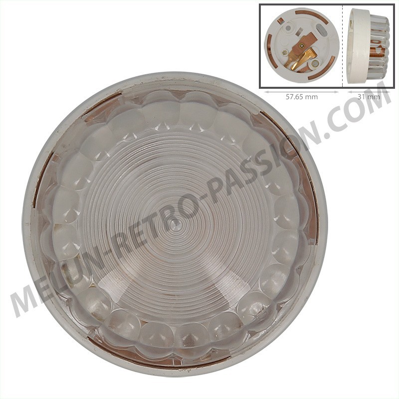 White ceiling light RENAULT R4 4cv Dauphine R5 R6 R14 Estafett ALPINE