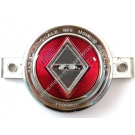 MONOGRAMME DE CALANDRE ROND MODELE 1954 RENAULT 4CV