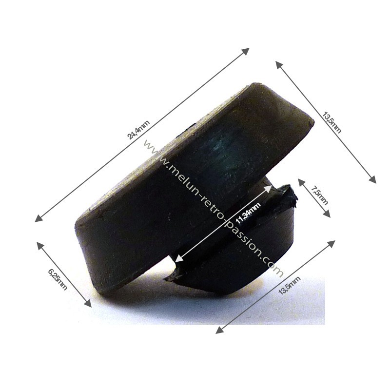 RUBBER BUFFER RENAULT 4 CV LARGE MODEL UNDER THE FRONT AND REAR BODY RUBBER BUFFER RENAULT 4 CV LARGE MODEL UNDER THE FRONT AND REAR BODY