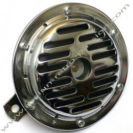 12 VOLT CHROME HORN DIAMETER 12cm