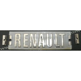 PLASTIC SIGN RENAULT R8 REAR BONNET