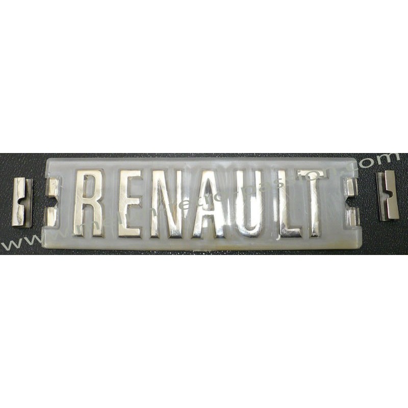 SIGLE PLASTIQUE CAPOT ARRIERE RENAULT R8