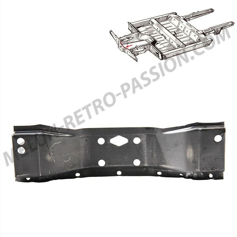 TOLE POUR DOUBLURE DE TRAVERSE AVANT POUR CHASSIS RENAULT R4