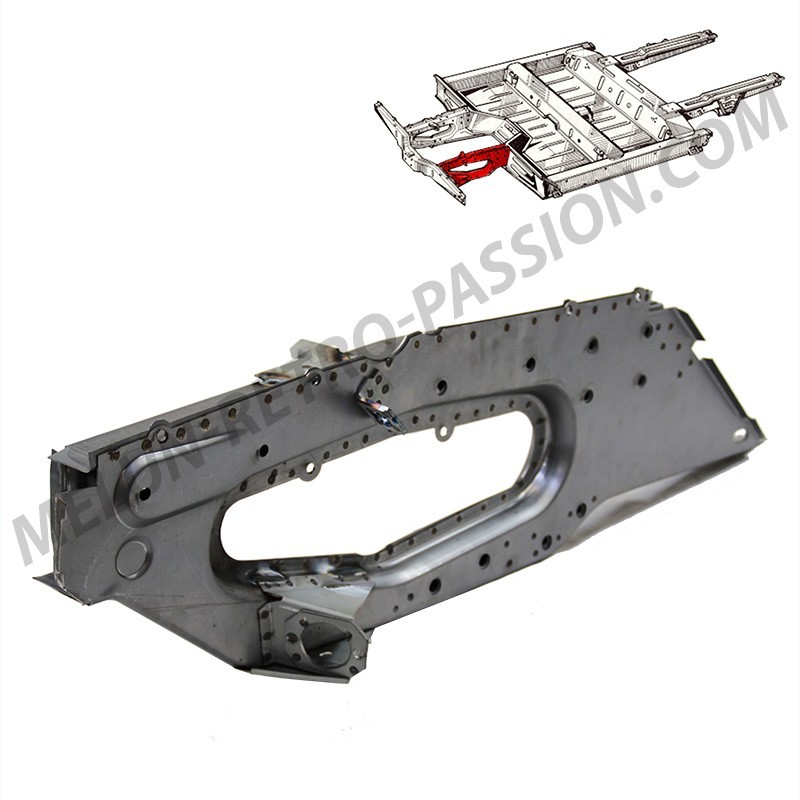 BRANCARD AVANT GAUCHE POUR CHASSIS RENAULT R4 R6 RODEO JP4