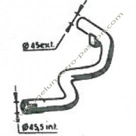 TUBE INTERMEDIAIRE CENTRAL 2EME MODELE R5 ALPINE