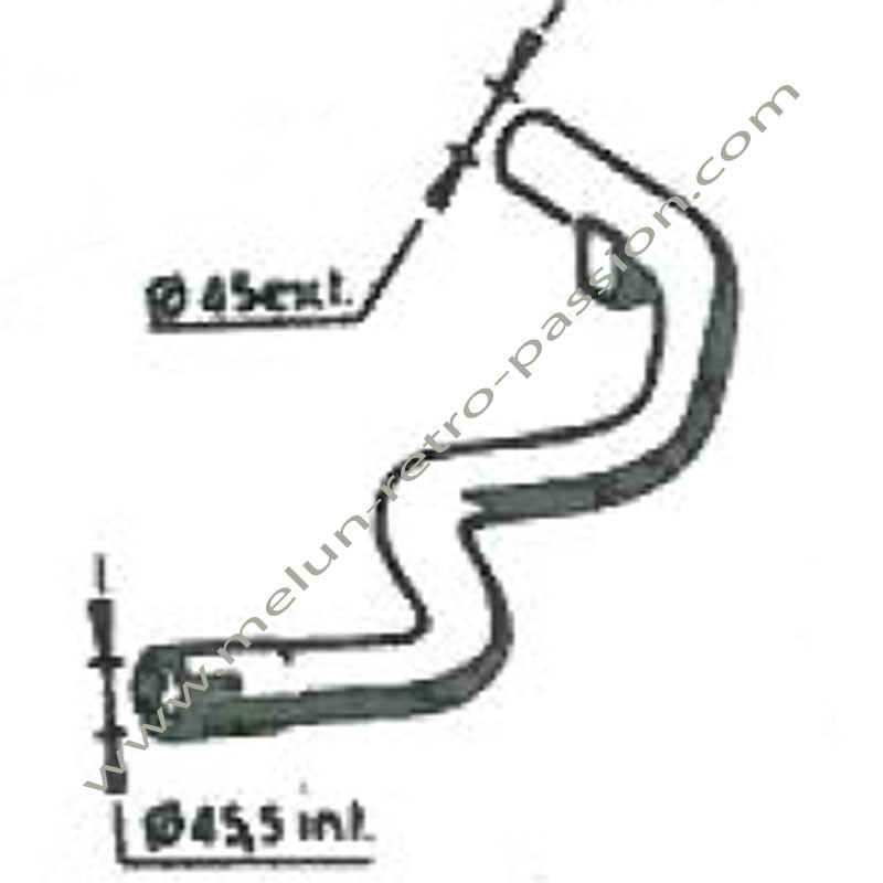 CENTRAL INTERMEDIATE TUBE 2ND MODEL R5 ALPINE