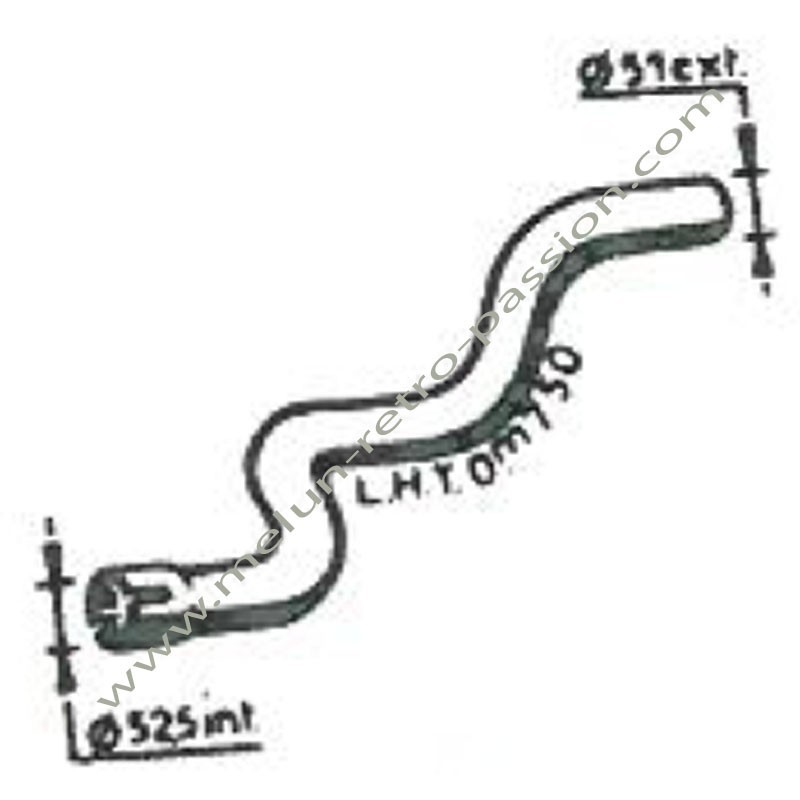 TUBE INTERMEDIAIRE R5 ALPINE TURBO