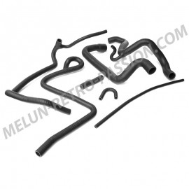 DURITES SILICONE NOIRES MAT RENAULT R5 ALPINE TURBO (jeu complet)