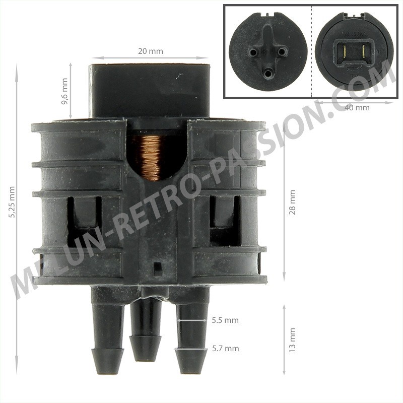 BOMBA LAVAFAROS ELÉCTRICA PARA RENAULT R4 R4F4 R5 R9 R20 R30