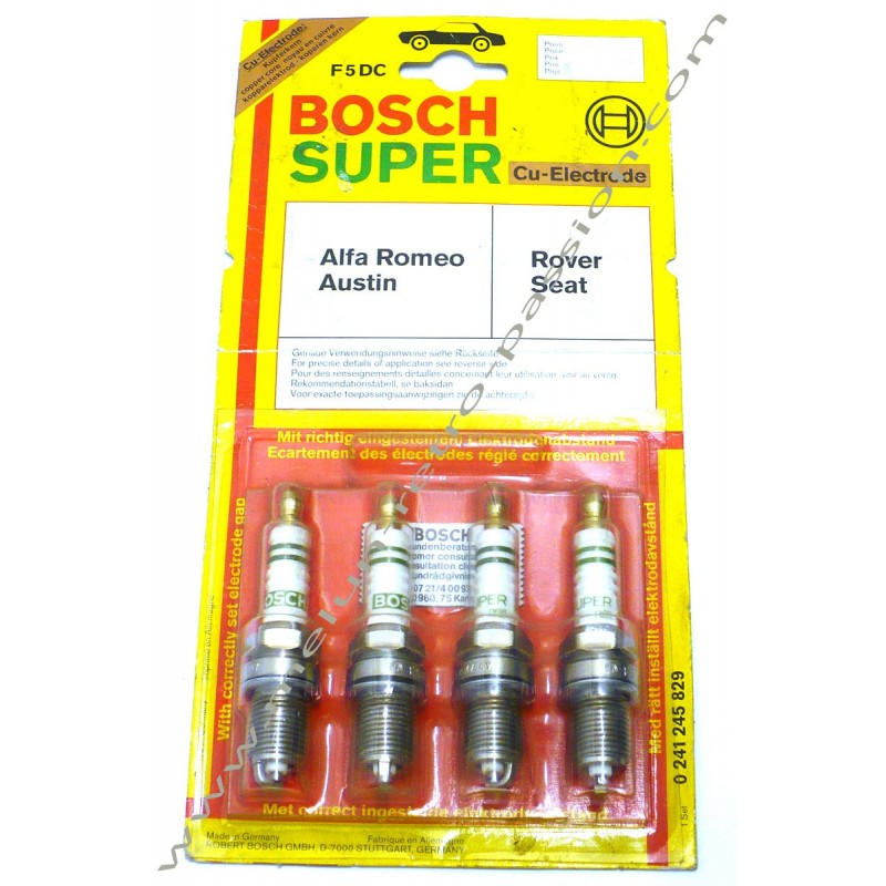 BOUGIES ALFA AUSTIN ROVER voir descriptif complet JEU DE 4