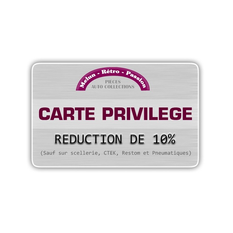 PRIVILEGE CARD