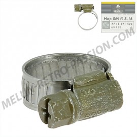COLLIER POUR DURITE DIAMETRE DE SERRAGE 8 à 16mm