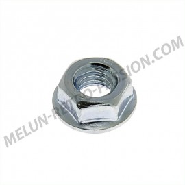 TUERCA DE ZINC M6 CON BASE DENTADA