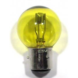 AMPOULE LAMPE 6 V. 35/35 W. 3 ERGOTS CODE PHARE JAUNE