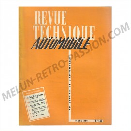 REVUE TECHNIQUE AUTOMOBILE SIMCA VEDETTE DE 1956 à 1957