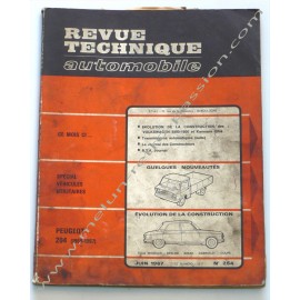 REVUE TECHNIQUE AUTOMOBILE PEUGEOT 204 - VW 1500/1600