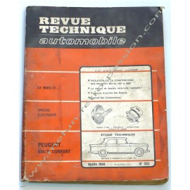 revue technique automobile peugeot 404/8 confort