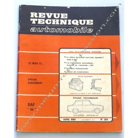 REVUE TECHNIQUE AUTOMOBILE DAF 44