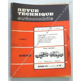 REVUE TECHNIQUE AUTOMOBILE AUTOBIANCHI - BLMC MINI