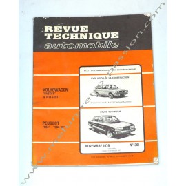 REVUE TECHNIQUE AUTOMOBILE PEUGEOT 604 / 504 - VOLKSWAGEN PASSAT