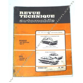 REVUE TECHNIQUE AUTOMOBILE OPEL ASCONA B -...